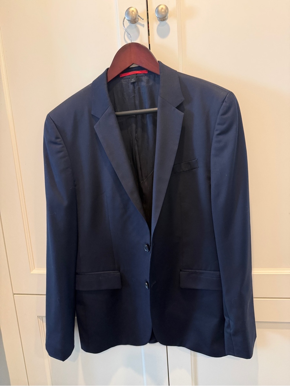 HUGO BOSS Men's Super 130 Suit Jacket Sport Blazer Navy 38S